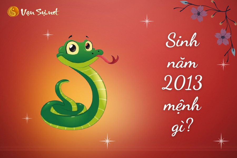 Người sinh năm 2013 mệnh gì? Con rắn bao nhiêu tuổi và nó có màu gì?